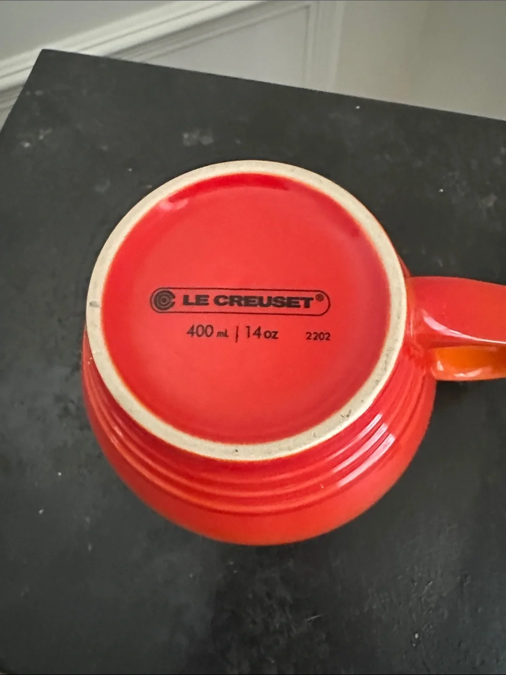 Le Creuset Orange to Red Ombre Stoneware Mug